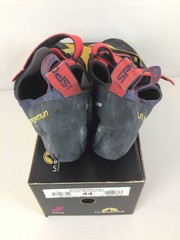 Excellent La Sportiva Kubo Men’s Climbing Shoes, Savana/Mountain Red, M44