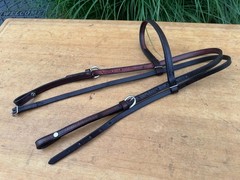 Dark Oil Leather Browband Western Horse Headstall ~ QUALITY