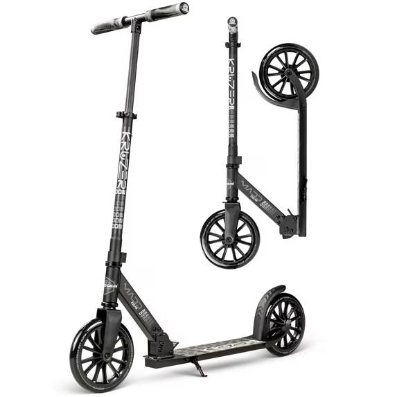 Madd Gear Kruzer 200mm Commuter Kick Scooter Folding Adjustable for Teens Adult