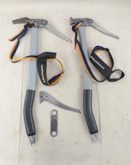 Black Diamond Shrike Ice Climbing Tools Axes 50cm – w/ Leashes – Vintage 1990’s