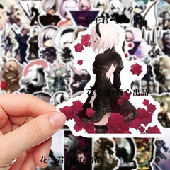 Mix 10/50 PCs Nier Automata 2B Anime Game Luggage Laptop Car Kid Gift Sticker