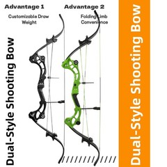 Compound Bow Kit 40-55lbs Archery Adults Hunters Outdoor Hunting Target Shooting