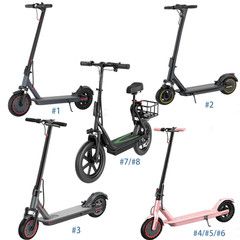 AOVOPRO Foldable Electric Scooter, 350W/500W NO/ Dual Shock Absorber 19/22mph