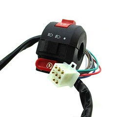 3 Function 8 Wire Handle Kill Light Start Switch Female Plug for Chinese 50cc
