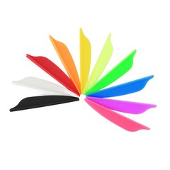 50pcs 1.75″ Arrow Rubber Vanes Wings Target Archery Shooting Archery Shaft DIY