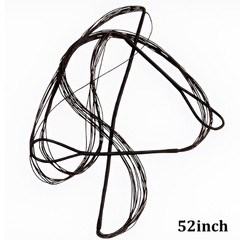 57″ 12 Strands Bow String Replacement for Recurve Long Bow Hunting Strings