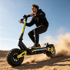 Electric Scooter for Adult 30MPH 48V 30AH 1200W Off-road E-Scooter 62 Mile&25MPH