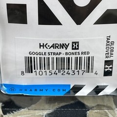 NEW HK Army Universal Goggle Strap – Bones – Red