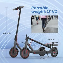 350W Adult Foldable Electric Scooter 15mph Max Speed Motor 8.5″ Tires 20M Range