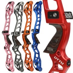 Aluminum Alloy Bow Riser CNC ILF Takedown Recurve Bow Handle 23″/25″ RH Hunting