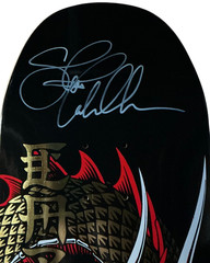 RARE SIGNED Steve Caballero Powell Peralta Skateboard Deck Ban This Dragon Gold