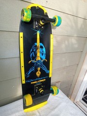 2012 New Issue Powell Peralta Skull And Sword Black And Blue And Yellow…
