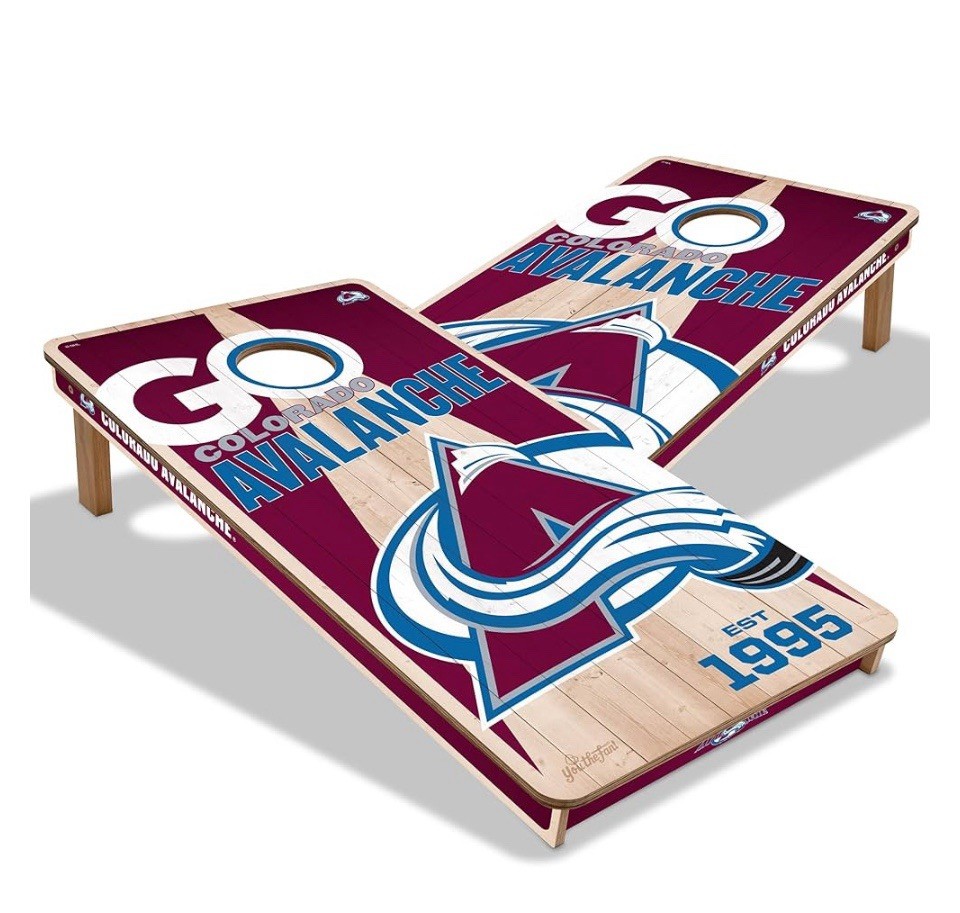 YouTheFan NHL Colorado Avalanche 2′ x 4′ Cornhole Board – No Bags – Brand New