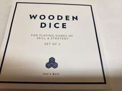 Giant Wooden Lawn Dice Yard Dice Game Includes game book, as well as case.