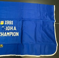 Vintage Horse Blanket Cover 1991 C.O.Q.H.A. Champion Supreme By Simco
