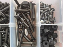 Rollerblade – Huge box of Inline Skate Parts – hundreds of hardware pieces