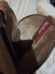 Vintage Dan Post Marlboro Men’s Cowboy Boots Brown Leather Western Size 8.5 D