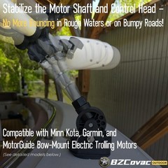 Electric Steer Trolling Motor Support Stabilizer Mount for Garmin, Compatible…