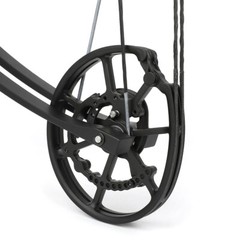 Compound Bow Dual-use Short Axis 40-65lbs Steel Ball Arrow Hunting Fishing RH LH