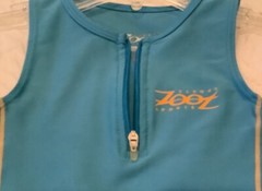 Zoot Sports Kid Child Triathlon Top S Swim Bike Run Athletic Sports Blue