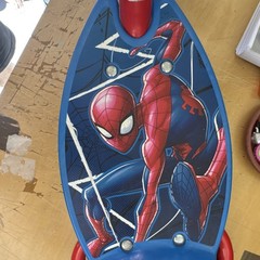 Huffy Marvel Spider-Man 3-Wheel Kick Scooter Adjustable Handlebar Blue/Red/Black