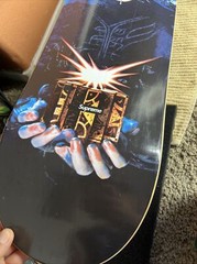 Supreme SS18 Hellraiser Skateboard Deck Black/Multicolor Box Logo Pinhead 8.5 “