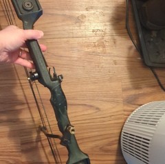 Bear Grizzly Bear Vintage Compound Bow 50# 30″ Right Hand Black Aluminum Archery