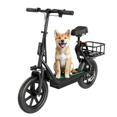 AOVOPRO Electric Scooter, 14» Foldable E-Scooter w/ Suspension Rang 28-62Miles