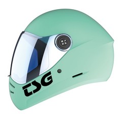 TSG Pass 2.0 Full Face Helmet , Downhill Skateboarding, L (58-60 cm), Mint Blue
