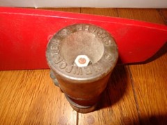 VINTAGE 70`s RED HEAVY DUTY PLASTIC 23in SKATEBOARD NEWPORTER-STOKER WHEELS -C19