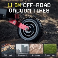 Folding Electric Scooter for Adult 6000W Dual Motor 50MPH 60V 38AH Fast Escooter