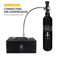 4500 PSI PCP Air Tank 0.42L Carbon Fiber HPA Cylinder for Paintball & Air Rifles