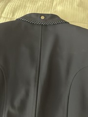 Equiline Women’s Italia Dressage Coat In Navy W Crystal Embellished Buttons 44