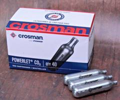 Crosman Powerlet CO2 Cartridges 12 Grams 40 Count for Air Rifles and Pistols