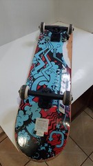 Vintage Avigo Extreme Skateboard 31 Inches Red and blue ~31 Inches