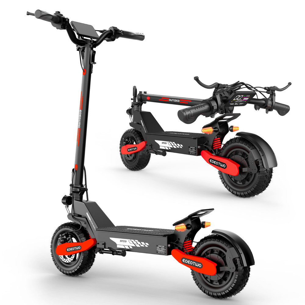Off-road Electric Scooter for Adult 1200W 30MPH 25Miles Foldable Fast E-Scooter