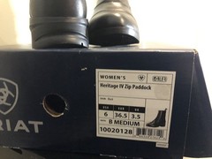 Ariat Heritage IV Paddock Boot Size 6 Women’s