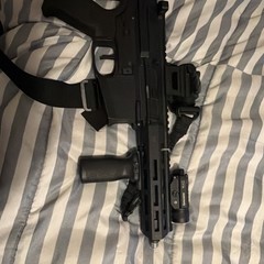Matrix Calico Jack Airsoft Rifle/SMG Replica w/ Sling & Mounted Optic Sight