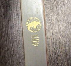 1952 Bear Cub Static Recurve Bow Vintage Archery 46# 62” Collectible