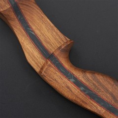 25-60lbs Archery Takedown Recurve Bow Wooden Riser Hunting Arrows Adult Shooting