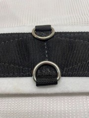 33″ Black Nylon Western Cinch, Felt Lined, – New