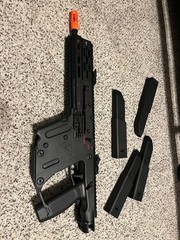 KRYTAC Licensed KRISS Vector Airsoft Rifle with Magazine and Battery