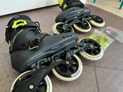 NEW ROLLERBLADE MAXXUM EDGE 125 3WD 3-Wheel X-Training Inline Skates Men’s 10.5