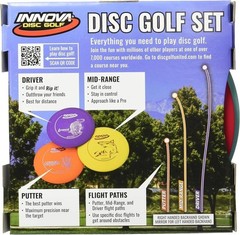 Ambidextrous Innova 3-Disc Golf Set for Beginners: Driver, Mid-Range, Putter