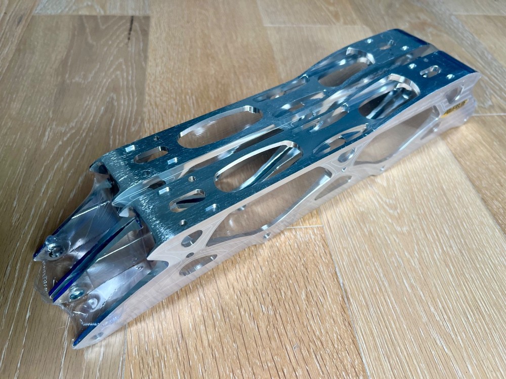POWERSLIDE DoubleX 4x110mm inline skate racing frames, 13.3″ length, NEW