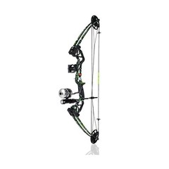 Bowfishing Bow Kit with 3 Arrows 15-45 LBS Draw Length 18″-29.5″, Fishing Ree…