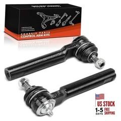 2 x Front Outer Tie Rod Ends, Compatible with Fiat 500 2012-2019