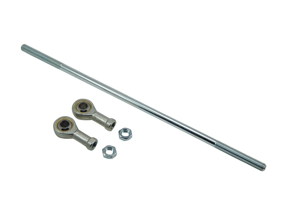 5/16-24 X 11″ Deluxe Yard Go Kart Tie Rod Kit Adjustable Trimmable Plated Steel