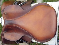 RARE CROSBY MILLER English Sofride Saddle-CENTENNIAL- 16.5″-GREAT! Cross Country