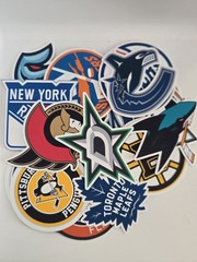NHL Vinyl Hockey Logo Stickers
